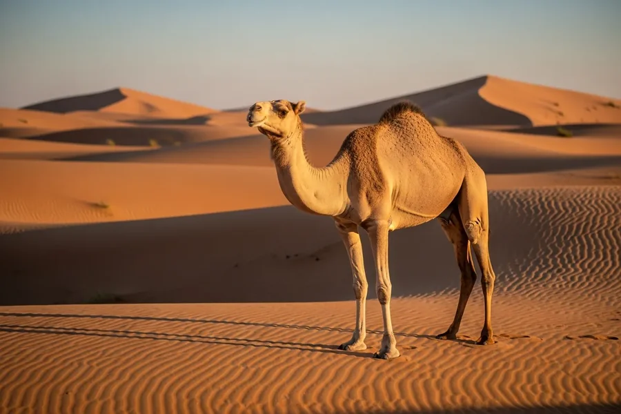 Dromedary: one-humped camel.