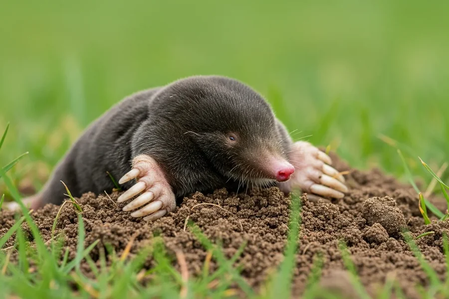 Mole: fossorial digging forelimbs.